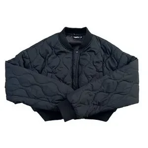 Jackets Coats Nwot Pretty Little Thing Black Cropped Crop